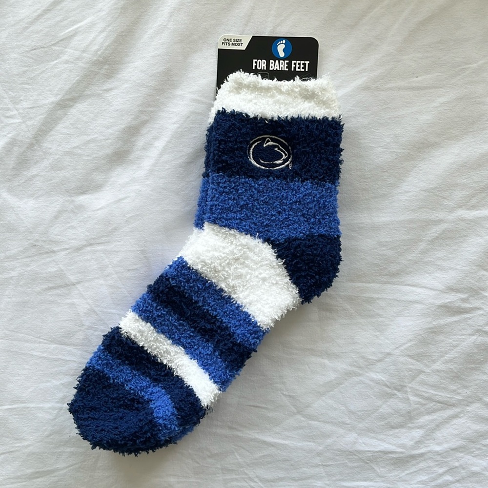 Penn State Fuzzy Socks